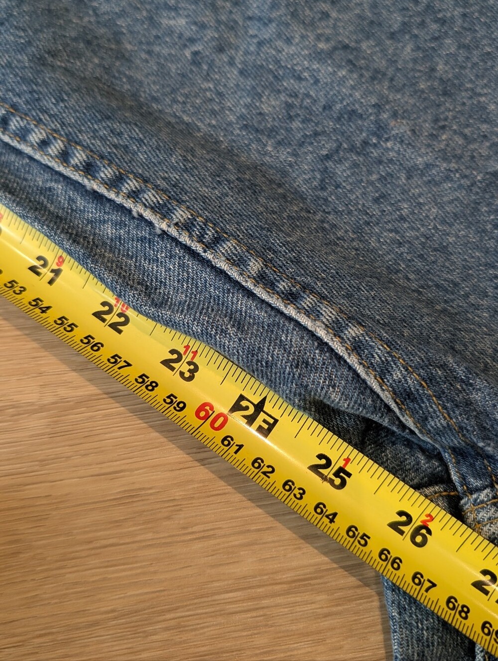 Lee High Rise Blue Cotton Mom Jeans Vintage - Picture 9 of 9